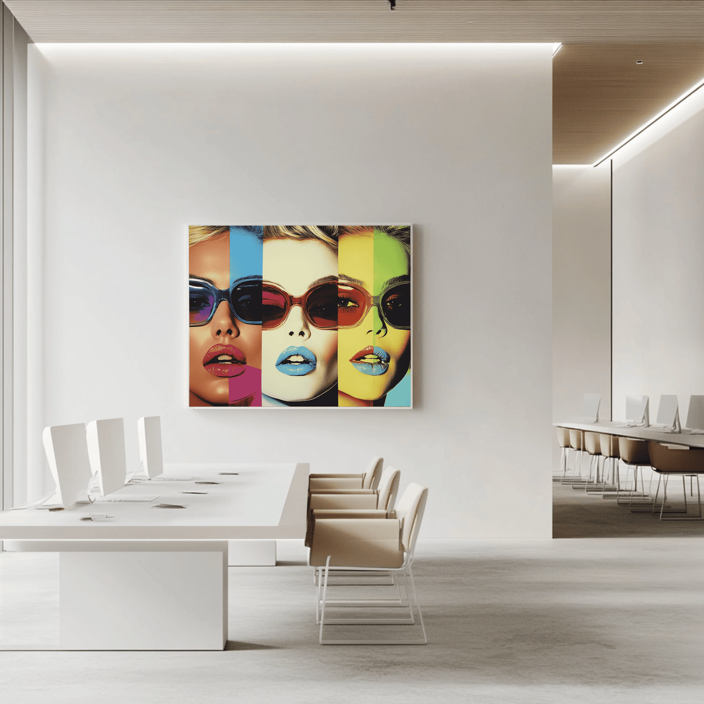 Glam Pop Art Woman – METAL Wall Decor