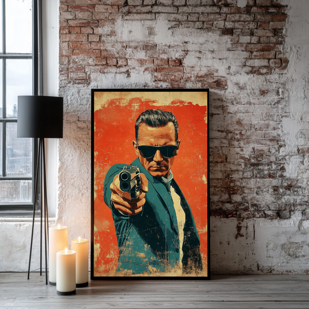 The Enforcer - Vintage Action Thriller Art