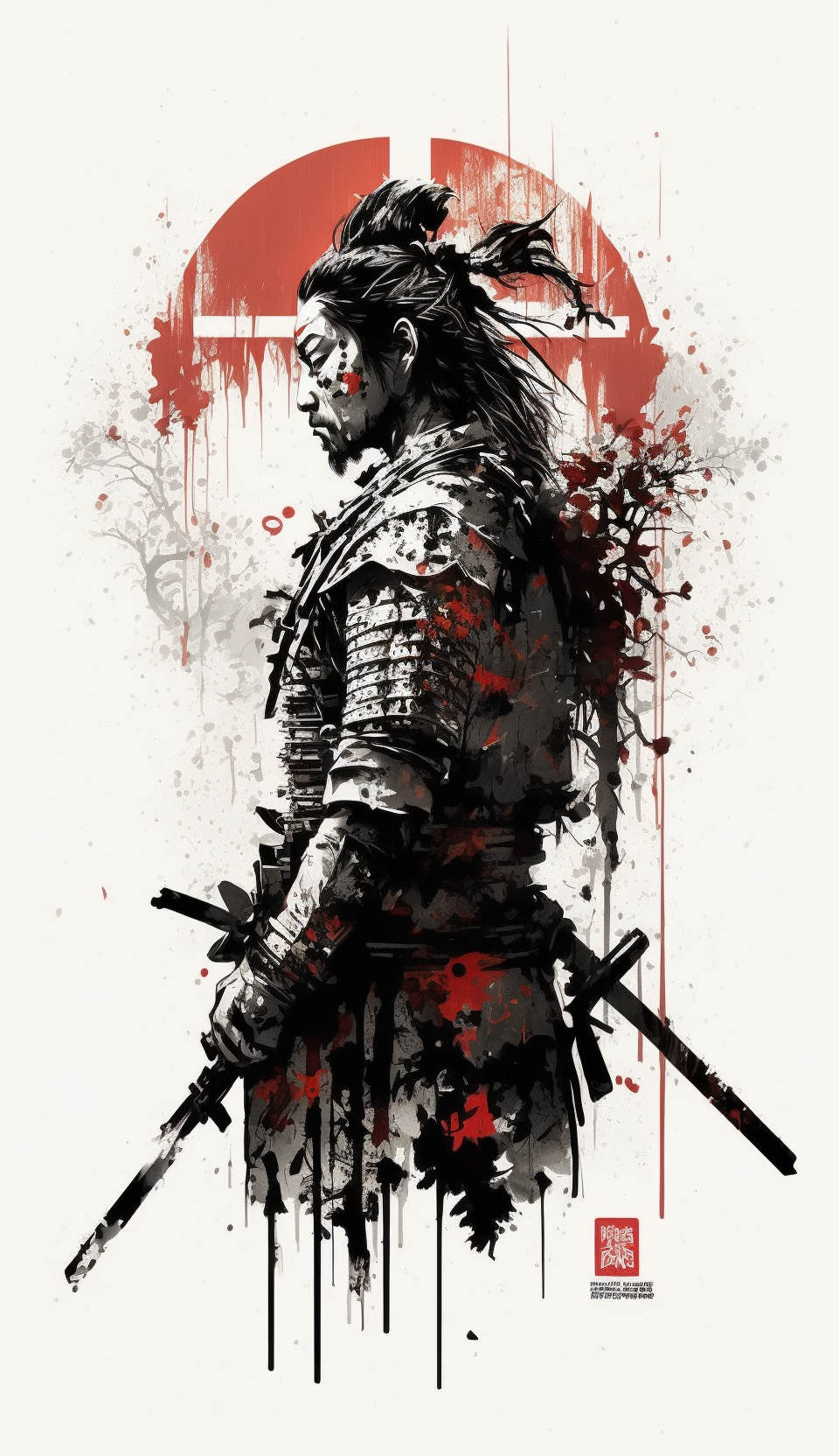 Ink Warrior Legends – Samurai, Myth & Martial Arts Art Prints