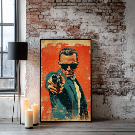 The Enforcer - Vintage Action Thriller Art