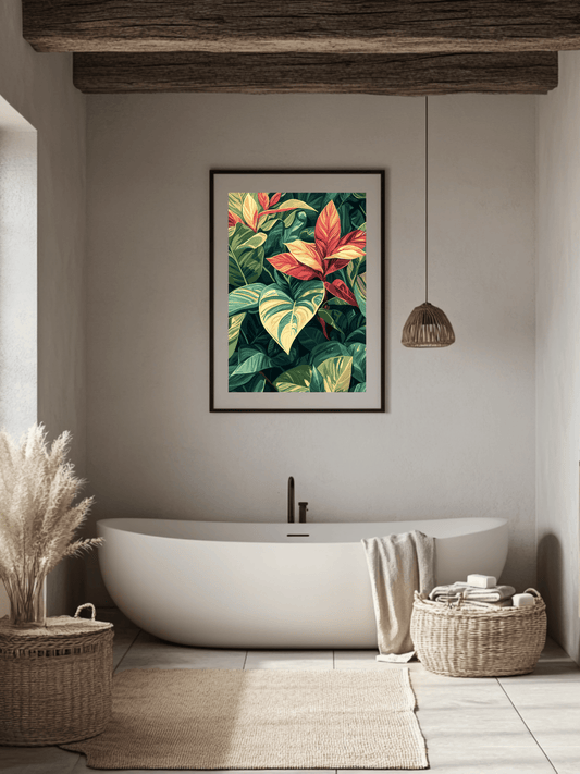 Tropical Foliage Art Print