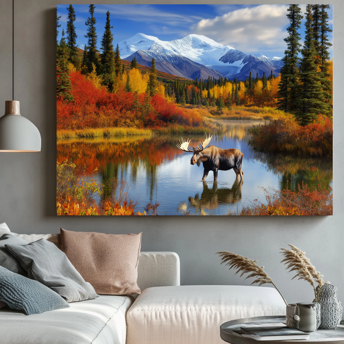 Autumn Tranquility in the Tetons - FRAMED Art Print