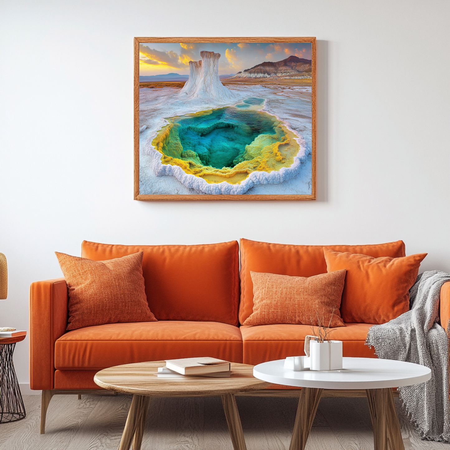 Yellowstone’s Jewel: The Grand Prismatic Spring - FRAMED Art Print