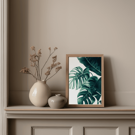 Monstera Leaf Art