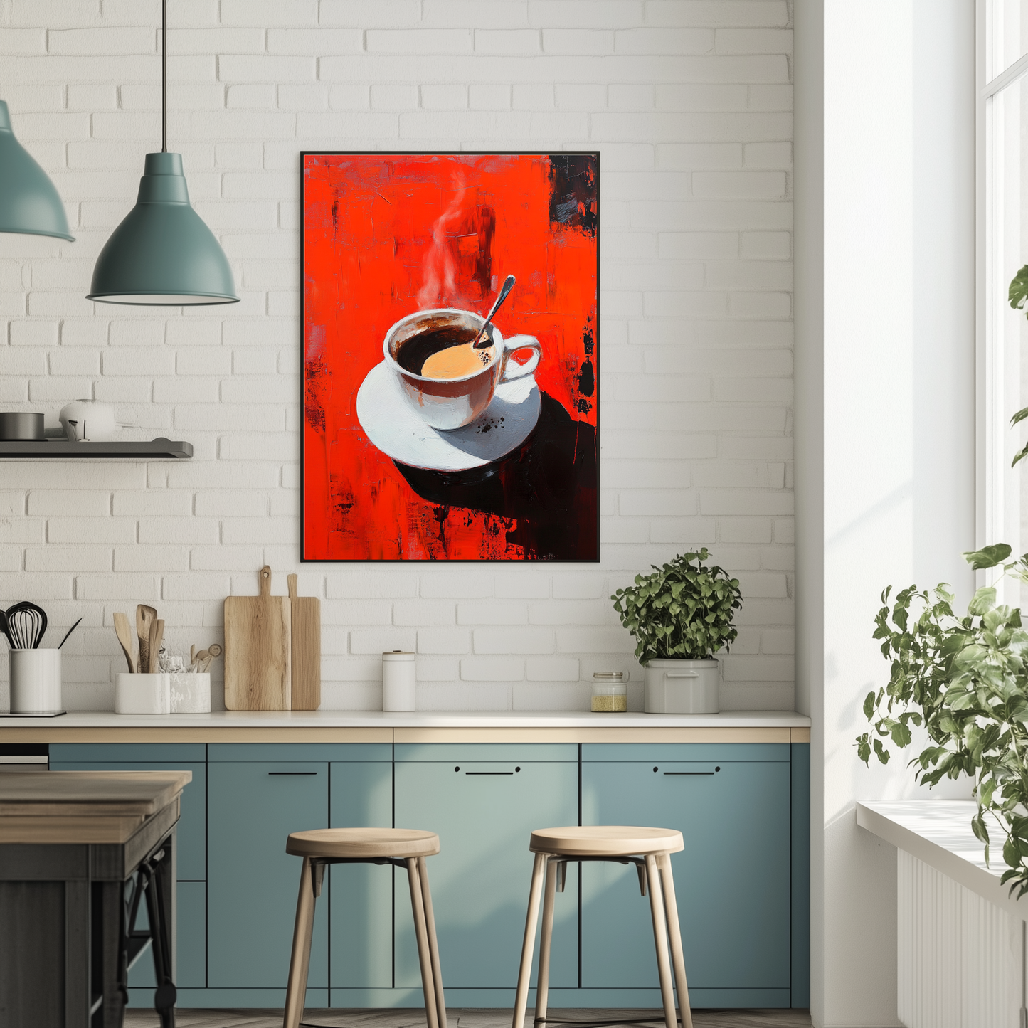 The Best Brew: A Moment of Warmth - FRAMED Photo